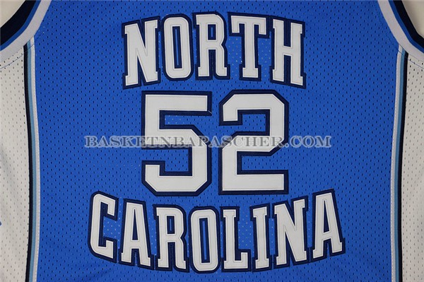 Maillot NCAA Universidad de Carolina del Norte Worthy Bleu